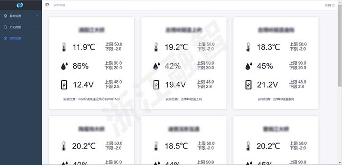 高速公路桥梁路面凝冰预警系统